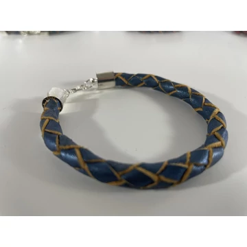 Bőr karkötő - 19 cm