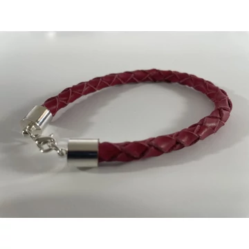 Bőr karkötő - 19 cm