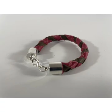 Bőr karkötő -14 cm