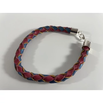 Bőr karkötő - 24 cm